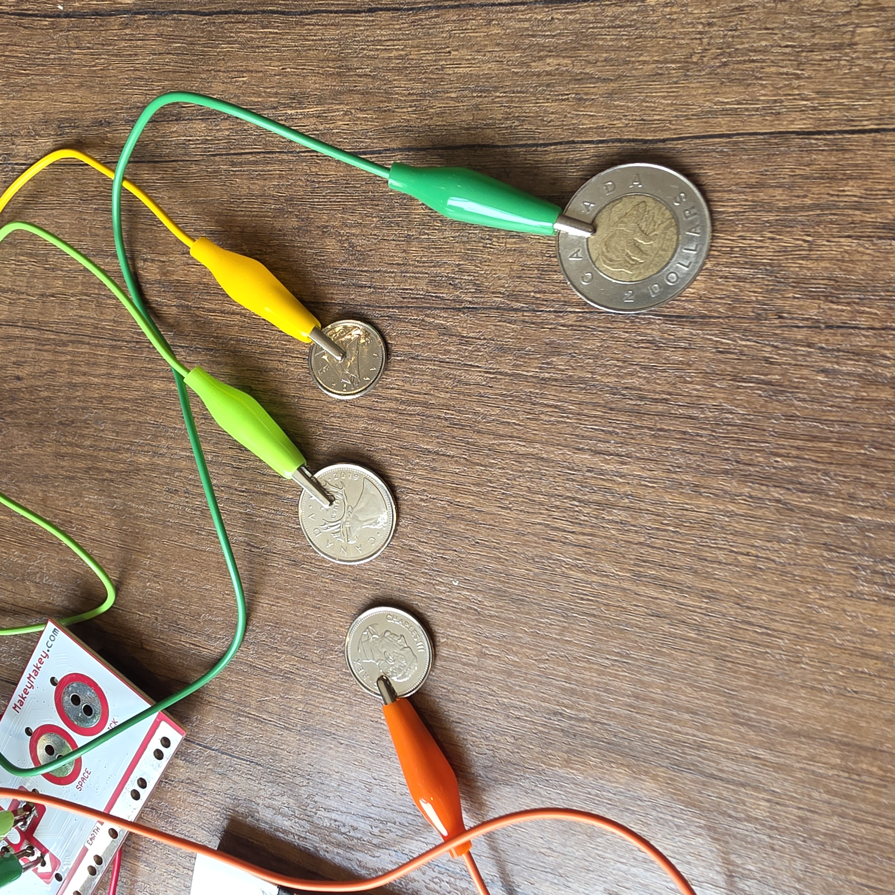 Then I add more coins so I can make it into some sort of code