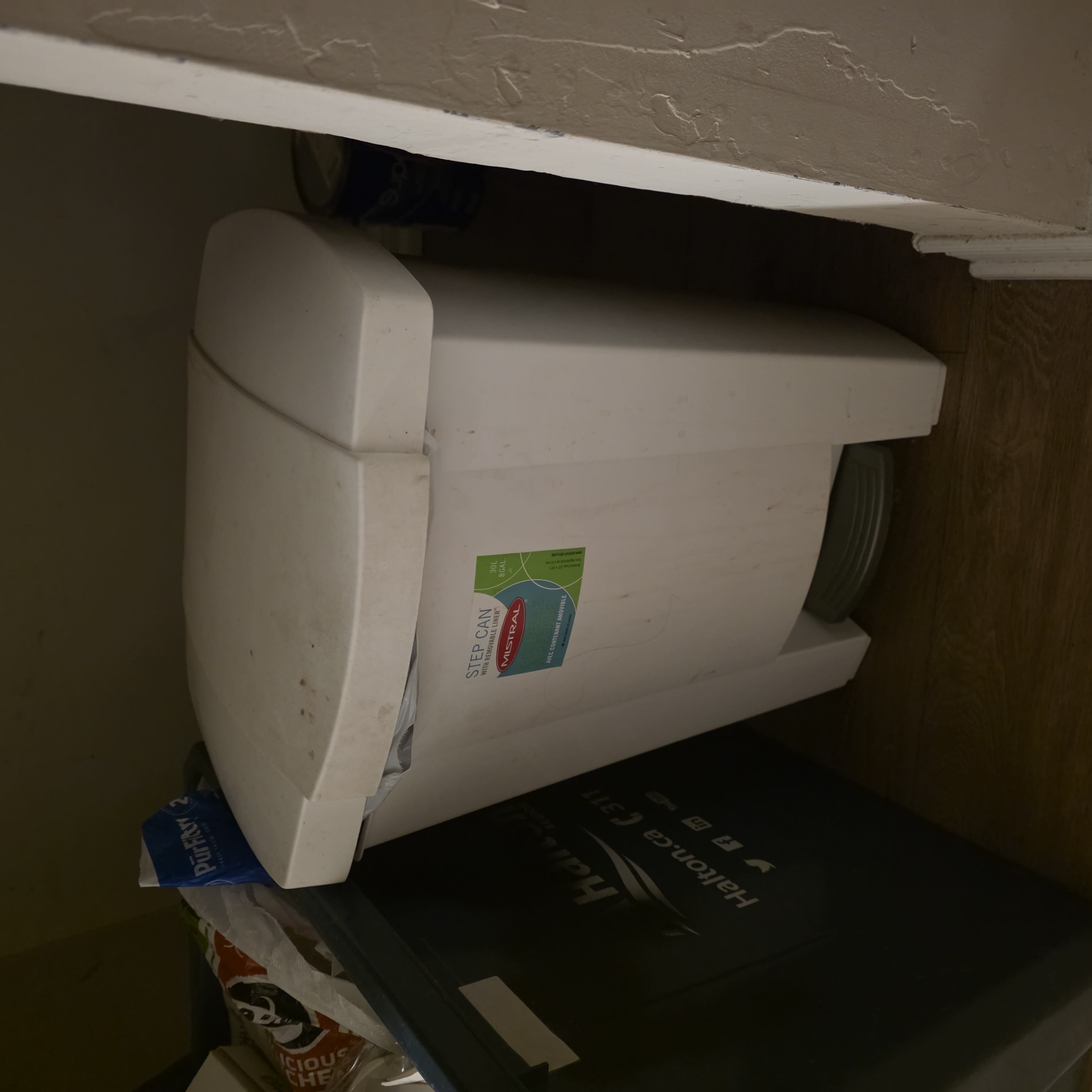 Garbage bin is anEnvironment-Based Interaction because your foot to apply downward pressure on a lever with creates a non-hand interaction