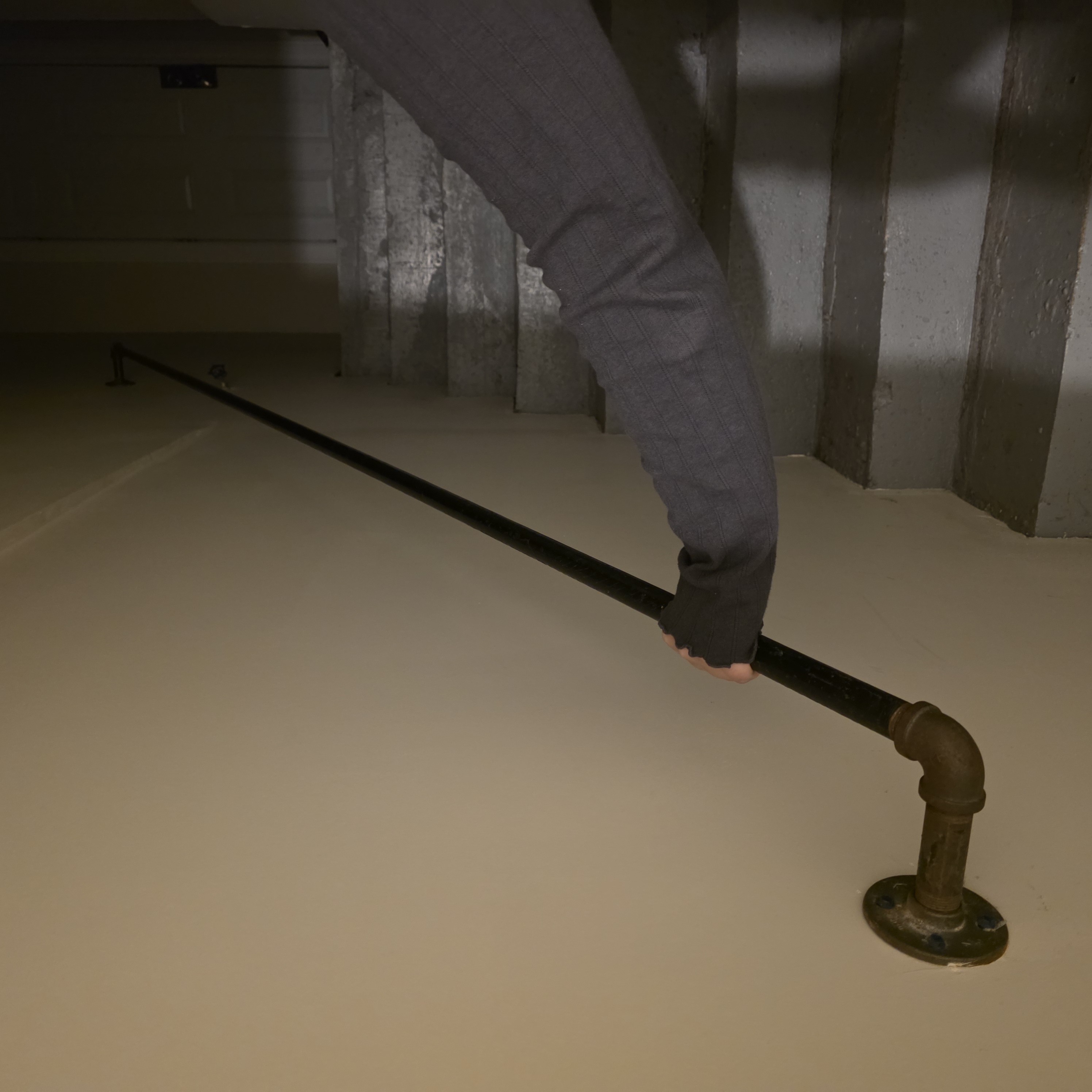 Stair railing is an example of environmental-based interaction because it assists users ascending stairs and provides support.