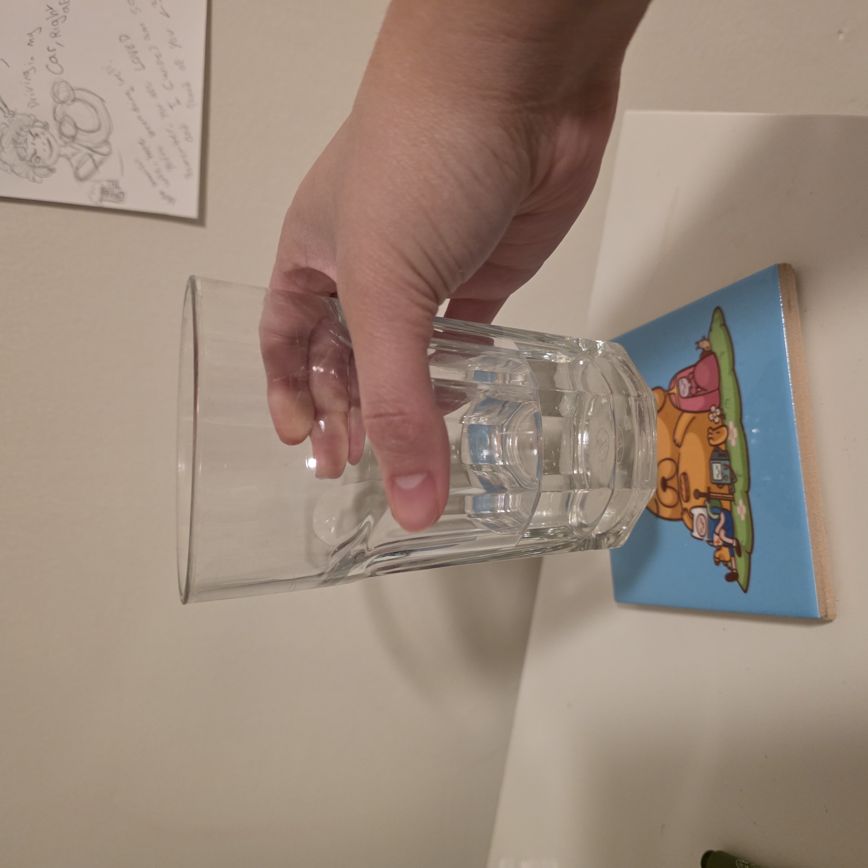 A drink on a coaster is a classic object-based interaction because it requires aligning the cup onto the coaster. If the cup does not align, it will fall.